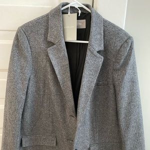 NWT Everlane Oversized Blazer | Herringbone Gray | 12